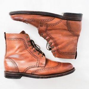 Allen Edmonds Dalton Dress Boot 10D Walnut Color